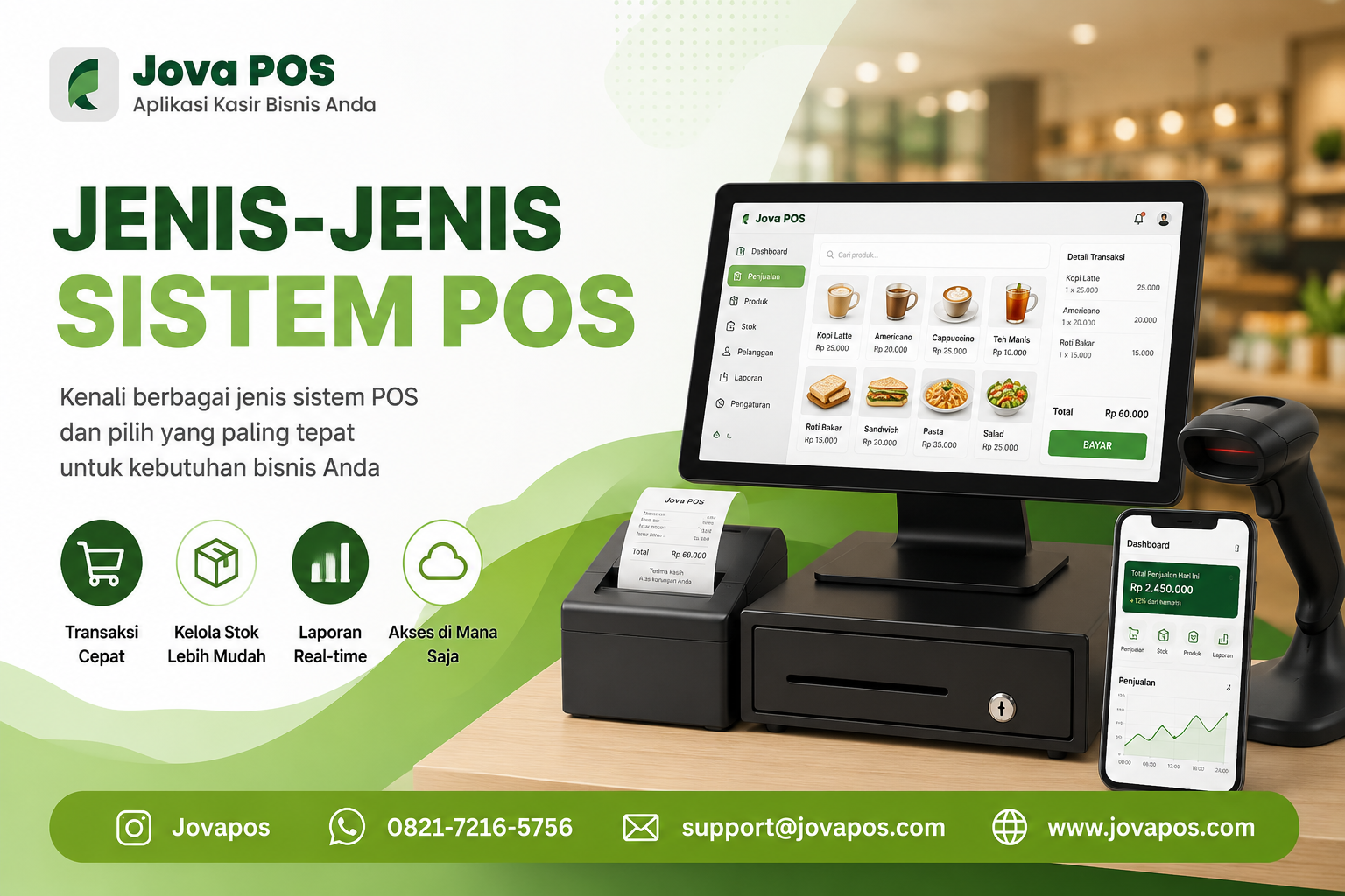 Jenis-Jenis Sistem POS dan Cara Memilih yang Tepat untuk Bisnis