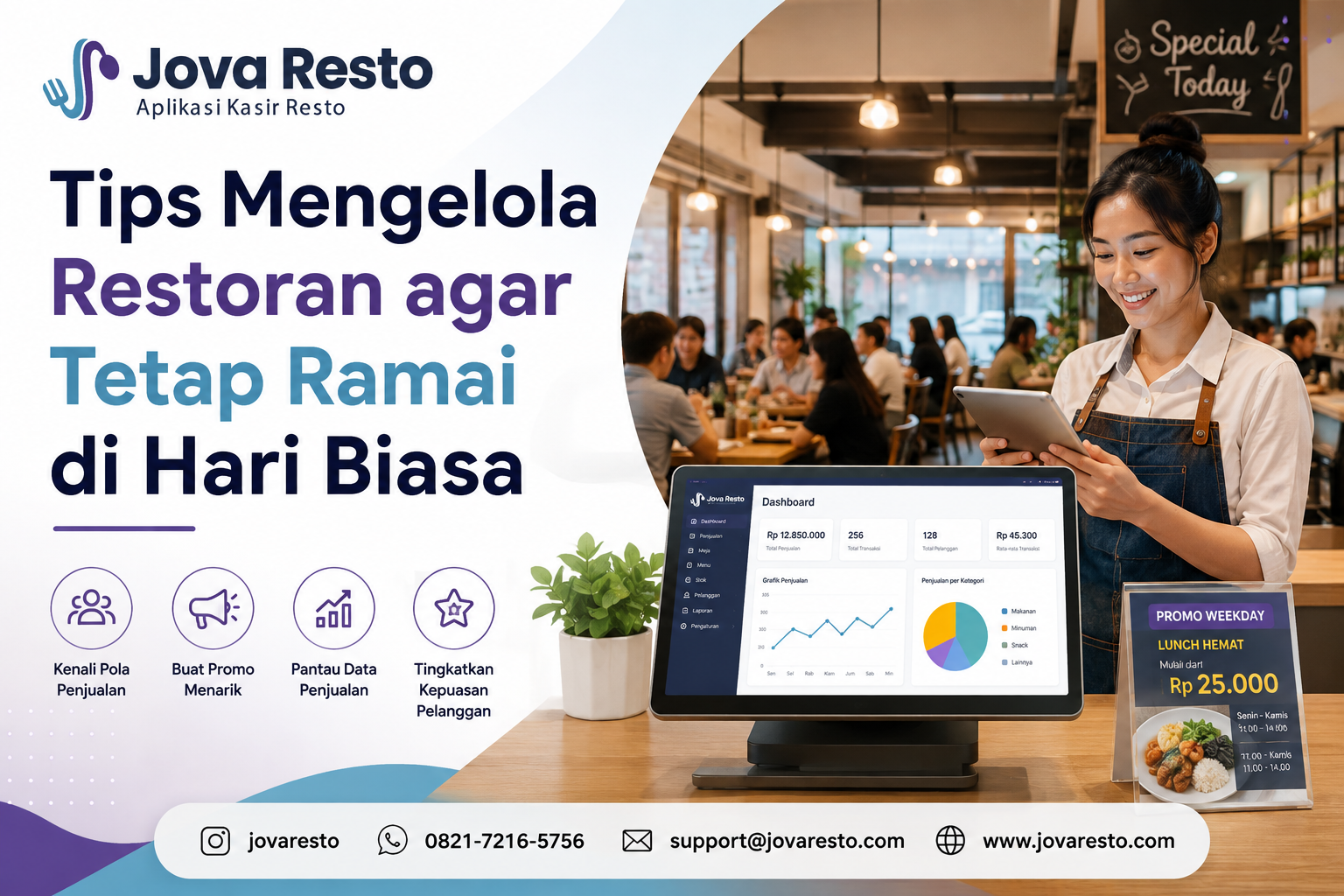 Tips Mengelola Restoran agar Tetap Ramai di Hari Biasa